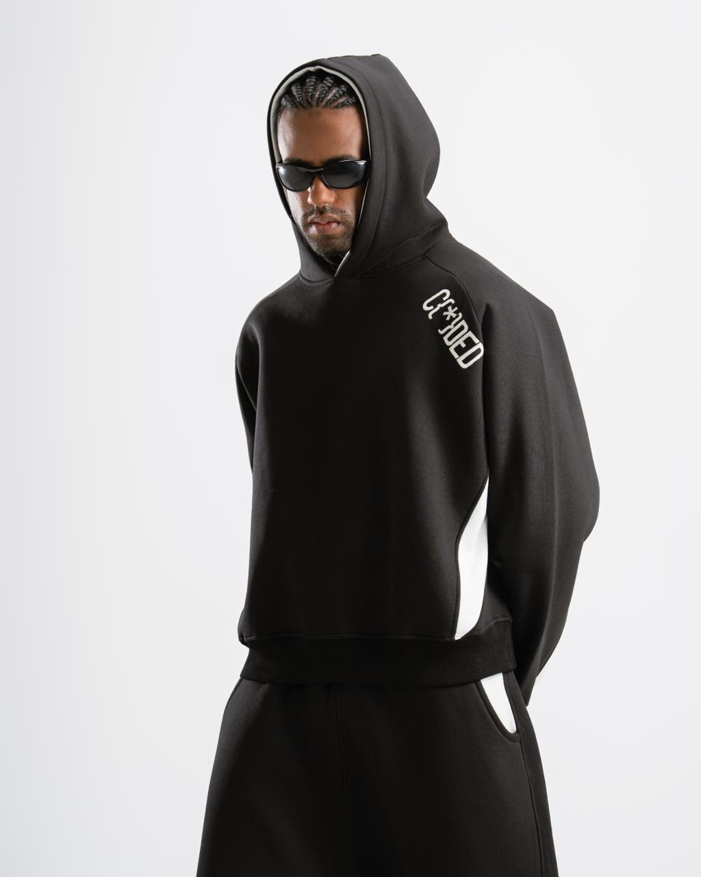 CODED BLACK HOODIE