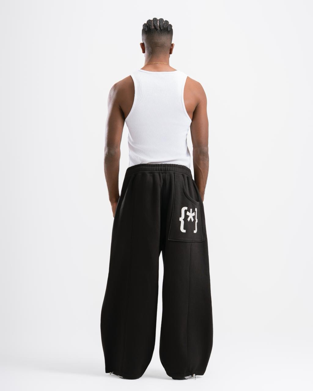 CODED BLACK SWEATPANTS