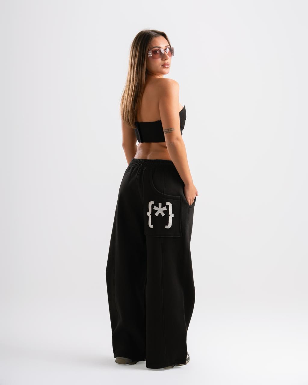 CODED BLACK SWEATPANTS