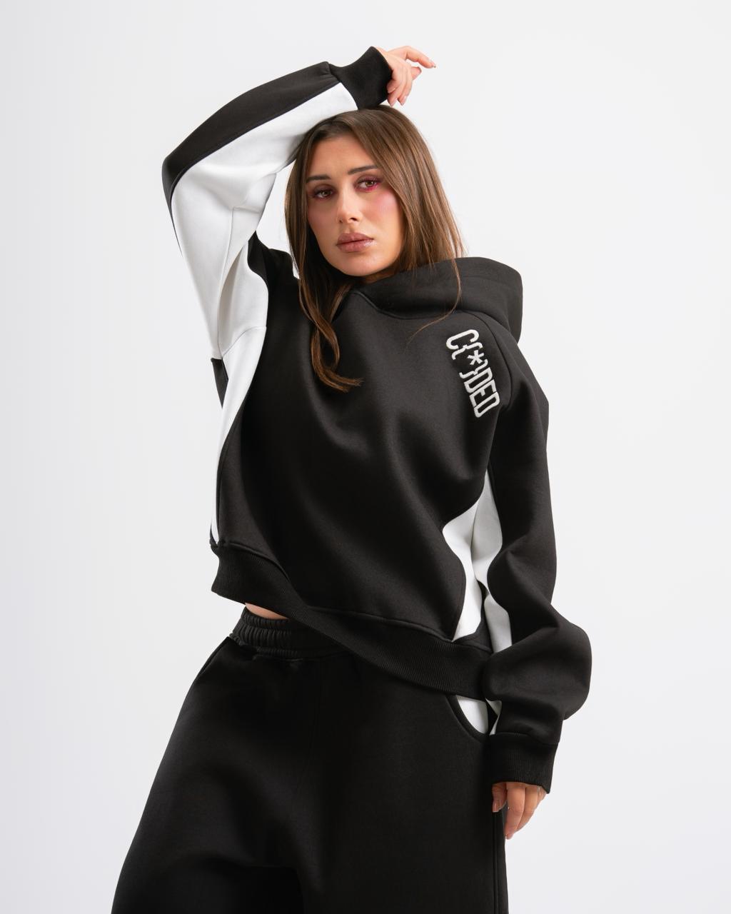 CODED BLACK HOODIE