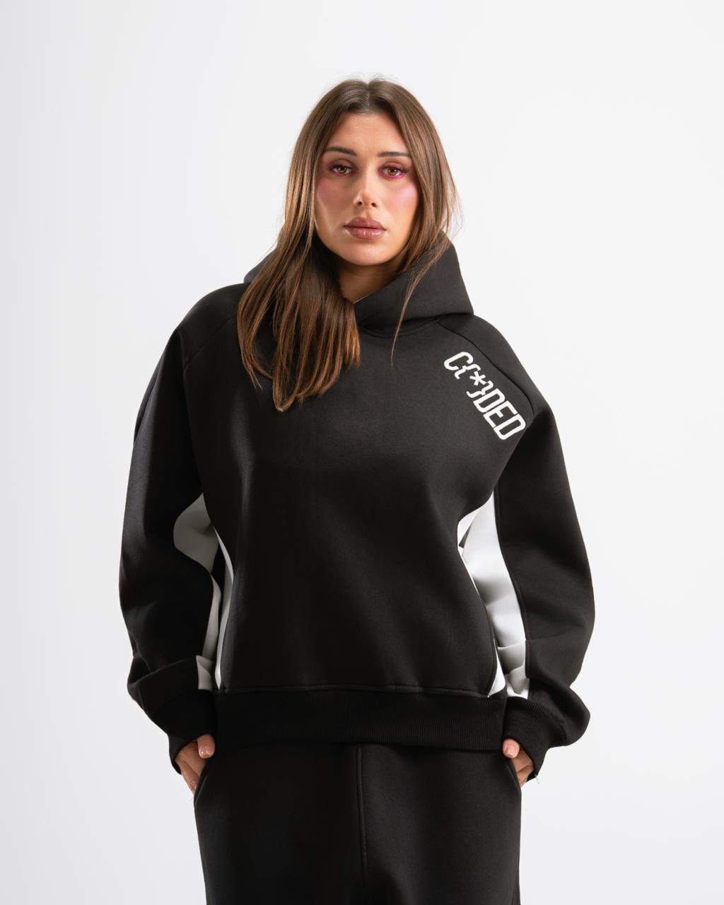 CODED BLACK HOODIE